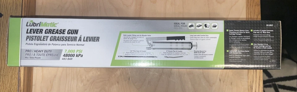 NUEVA pistola de engrase de palanca Lubrimatic 30-802 Foto 4 de 4