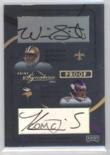 2004 Prime Signatures Gold Proof /50 Kenechi Udeze Will Smith Rookie Auto RC