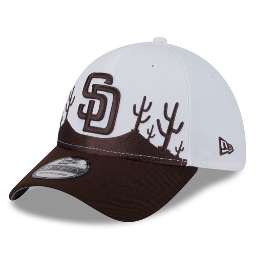 Men's New Era White/Dark Brown San Diego Padres 2025 Spring Training Landscape - Picture 1 of 6