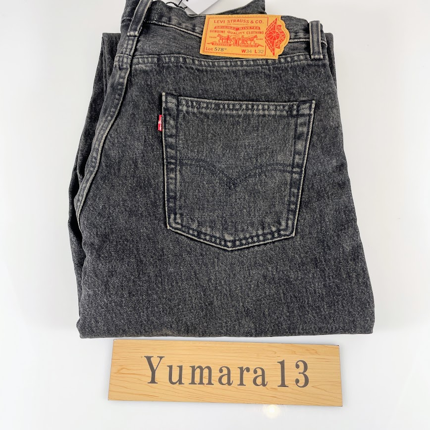 Nike Jordan x LEVI'S 578 Baggy Jeans Black | eBay