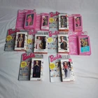 Vintage Barbie Keychain Lot Of 10 90s Mattel Fun Mini Dolls New On Card