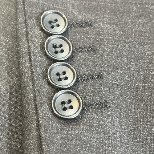 Moss 1851 Charcoal Regular Fit Wool Blend 2 Piece Suit C38M W32 L30 - Picture 18 of 21