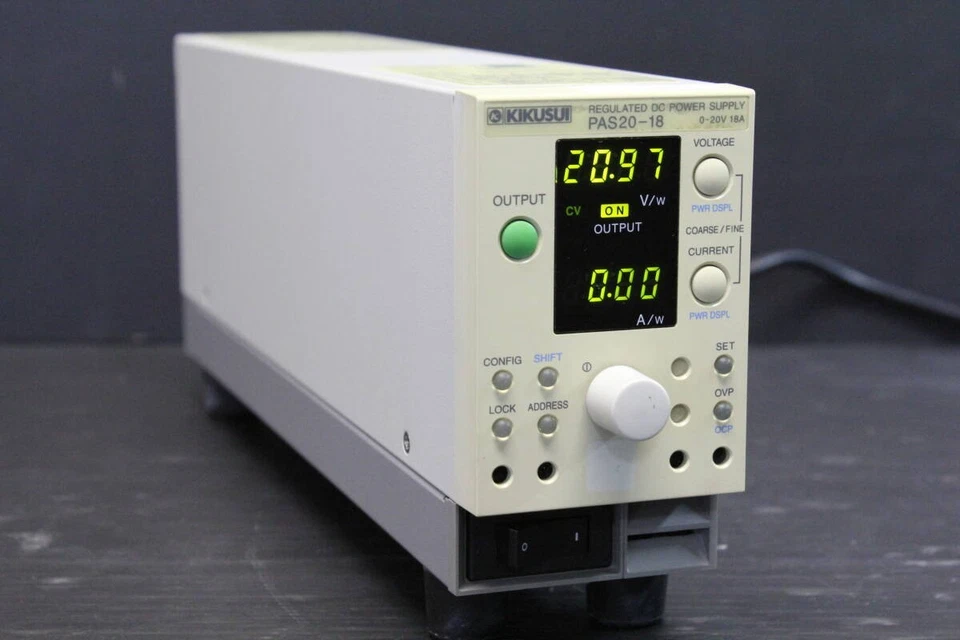 Kikusui PAS20-18 Regulated DC Power Supply 0-20V 18A Tested From Japan - Image 2 of 4