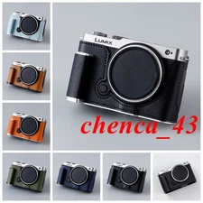 Big Grip Leather Half Case for Panasonic S9 Metal Camera Insert Handmade Milicas