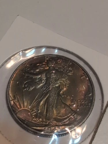 1943 50C Walking Liberty Half Dollar BU  TONER