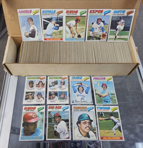 1977 TOPPS BASEBALL COMPLETE SET EX-EXMT (DALE MURPHY, DAWSON ROOKIES)