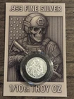 .999 Fine Silver 1/10 oz Round Bullion Tactical Chase Series