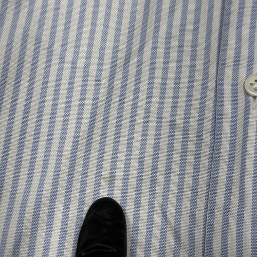 SuitSupply Shirt Mens 41 16 Blue White Egyptian Cotton Dress Oxford Long Sleeve - Picture 5 of 15