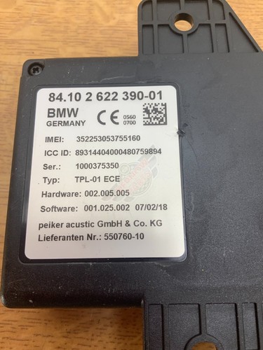 BMW Mini One Cooper F55 F56 Telematics Bluetooth Control Module 2622390 - Picture 7 of 10