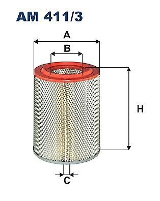 FILTRON AM 411/3 Luftfilter für DERWAYS, GAZ, UAZ - Bild 1 von 6