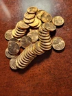 Solid 1947 D Lincoln Wheat Cent, BU roll, Denver      inv01    p111