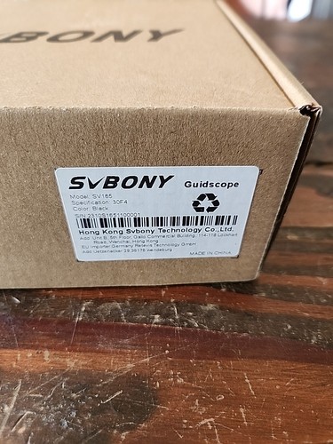 SVBONY SV165 Mini Guide Scope 30mm F4 Finder Scope Guide Scope w/ Base