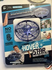 Hover Star Motion Controlled UFO Remote Hand Control Blue Drone In/outdoor New