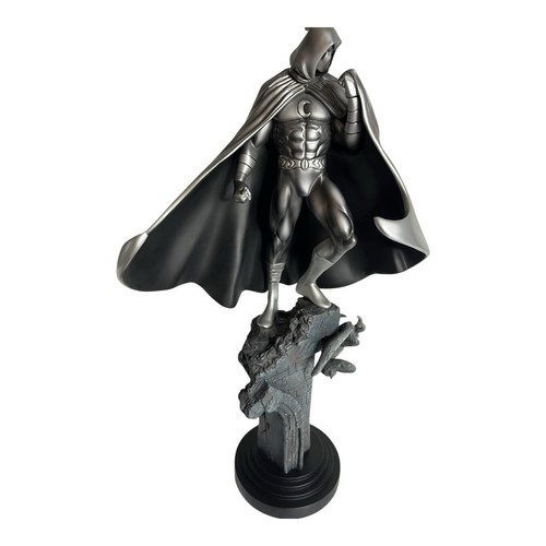 Caballero Luna Versión Plateada Marvel Comics Bowen 18" Estatua Pintada Caja 1816/2000 - Imagen 3 de 23