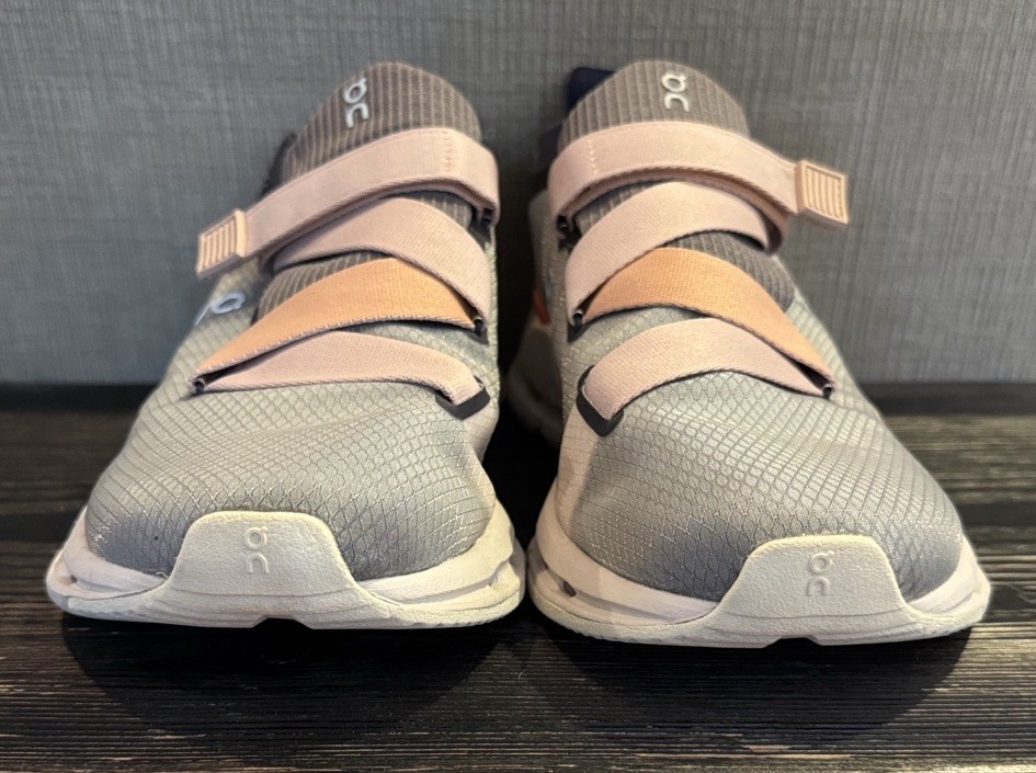 On Cloudnova Wrap Gray Peach Hook & Loop Athletic… - image 3