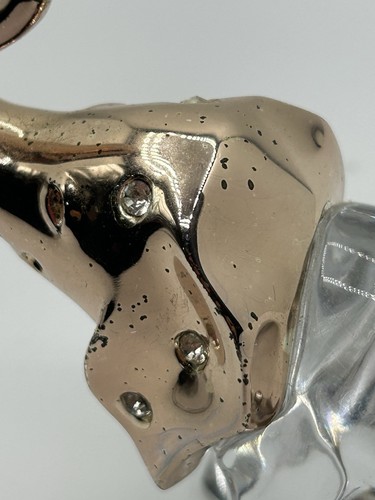 Vintage LENOX Lead Crystal Elephant from 'Lenox Pave Jewels Collection' Pls Read - Picture 7 of 8