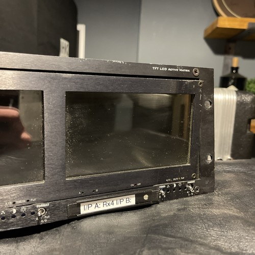 Tele Test LCD Monitor 19” Rack 3x Display OZL358P #1134 - Picture 4 of 8