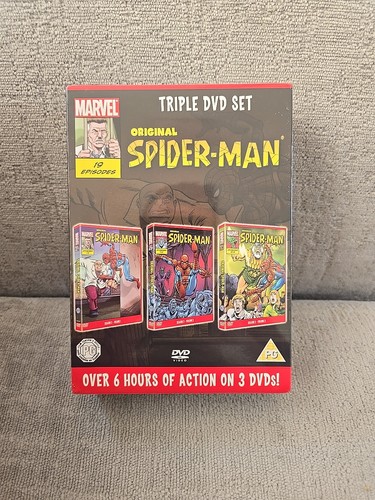 Marvel Original Spider-Man Season 2 volume 1-3 Triple DVD Box Set New & Sealed  - Bild 3 von 9