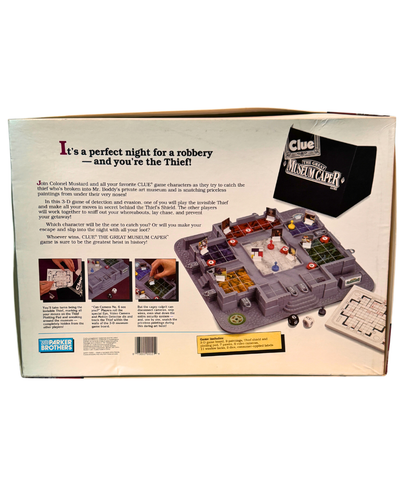 Clue: The Great Museum Caper Vintage 3D Art Mystery Board Game (1991) Complete - Picture 3 of 11
