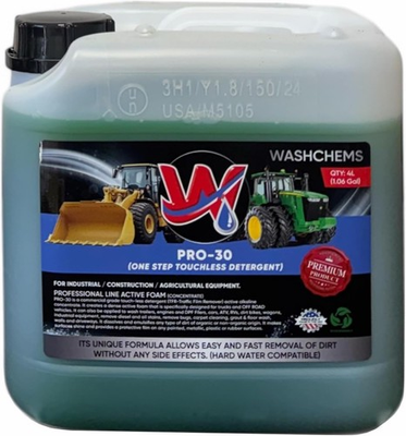 #ad #ad Washchems PRO 30 One Step Touchless Detergent 1.06 Gallon 4L Jug $59.00