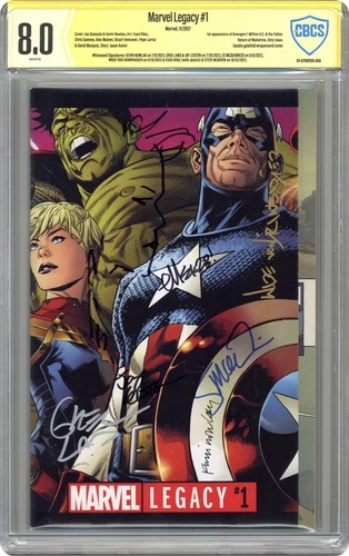 Marvel Legacy 1A Quesada CBCS 8.0 SS 2017