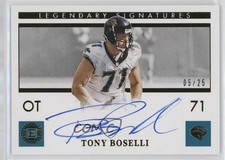 2021 Panini Encased Legendary Signatures Gold /25 Tony Boselli #LS-TB Auto