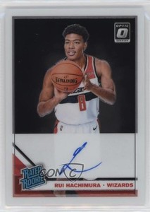 2019-20 Panini Donruss Optic Rated Signatures Rui Hachimura #188 Rookie Auto RC
