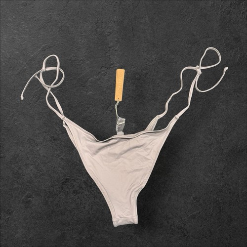 Neu mit Etikett Skims Signature Schwimmen eingetaucht Tie Unterteil Damen Chrom Größe Medium - Bild 5 von 7