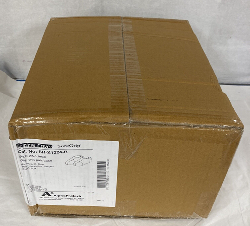 Fundas para zapatos Alpha Pro Tech Sh-X1224-B, 2XL, azul, 150/estuche - Imagen 2 de 5