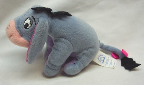 Applause WINNIE THE POOH CUTE LITTLE EEYORE 4" Plush STUFFED ANIMAL Toy - Picture 2 of 4
