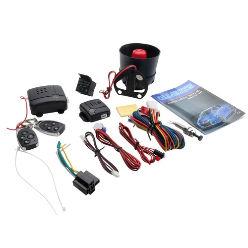 Keyless Entry Car Alarm Security System, 2 Key Fob Remote Controls - Picture 2 of 12
