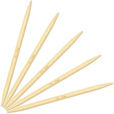 JubileeYarn 9" Double Point Bamboo Knitting Needles Set  5 Needles