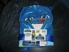 NEW PJ Masks Bath Summer Beach hooded Towel wrap 24" x 50"