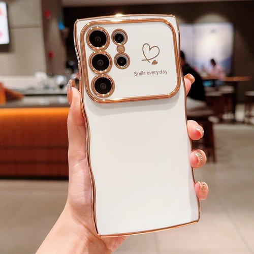 Phone Case For Samsung S24 S23 Ultra A17 A16 ShockProof Wavy Bumper Heart Cover - Picture 13 of 19
