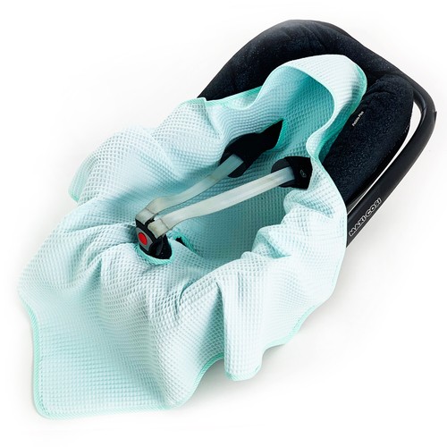 BABEES Einschlagdecke Babyschale Baby Decke Baumwolle Autositz SOMMERDECKE - Bild 15 von 24