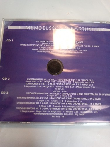 Mendelssohn, F. : Violin Con in D Minor String Sym CD - Picture 2 of 4