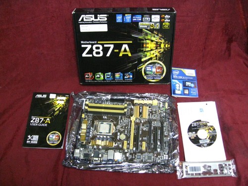 Asus Z87-A motherboard - i3-4150 - ATX LGA 1150 - Picture 1 of 12