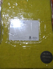 2 West Elm Belgian Linen drapes panels curtains dijon 48 X 84 New
