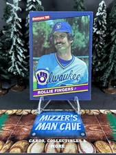1986 Donruss Baseball Rollie Fingers Brewers Base Card 229