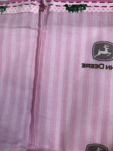 Pink John Deere Tractor Standard Pillow Case Custom-Made 20”x30” - Picture 4 of 5