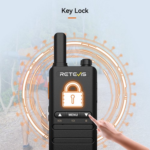 4* Retevis B3B Ultra Thin Business FRS Walkie Talkie for Family/School/Hotel - Picture 15 of 20