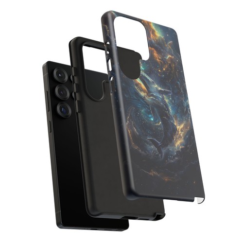 Cosmic Nebula Humpback Whale - Phone Ink Cover Case for iPhone, Galaxy, Pixel - 第 197/281 張圖片