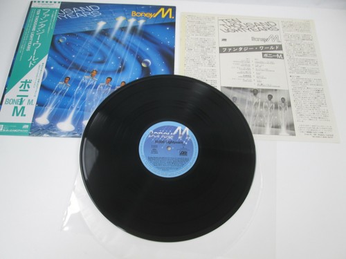 BONEY M. 10,000 LIGHTYEARS ATLANTIC P-13028 with OBI Japan VINYL LP - Picture 5 of 7