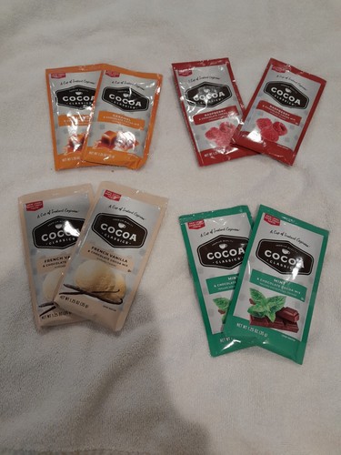 Quantity 8 pks of hot chocolate, various flavors