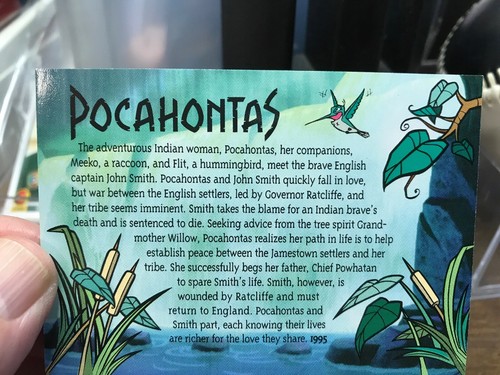 Disney Attractions Merchandise - Cast Exclusive Merchantainment POCAHONTAS - Picture 2 of 2