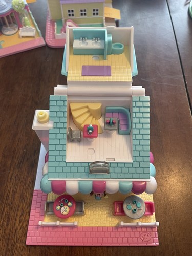 Vtg 1993 BlueBird Pizzeria PIZZA Parlor Light Up Pollyville Play Set *COMPLETE* - Picture 19 of 22