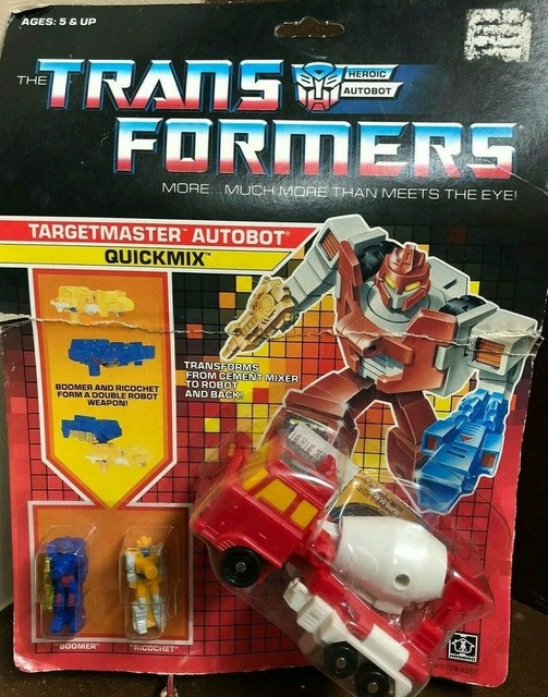 MOC 1987 QUICKMIX G1 TRANSFORMERS TARGETMASTER AUTOBOT eBay