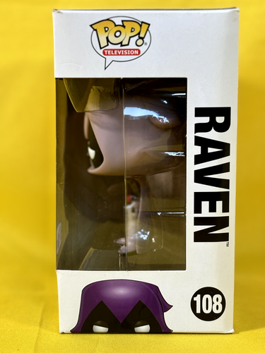 Funko Pop Raven Teen Titans Go! Televisión 108 Toys R Us Blanco con PROTECTOR - P60 - Imagen 4 de 6