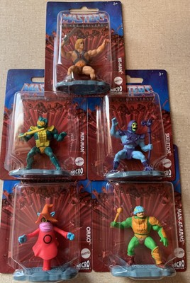 HE-MAN Mini Figures Masters of the Universe Complete Micro Collection Set Of 5