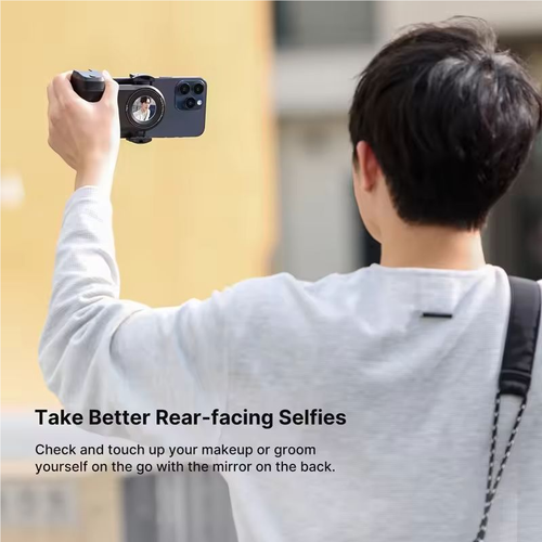 Ulanzi MA35 Selfie HandGrip Booster Bluetooth Shutter for iPhone 16 15 Android - 第 9/15 張圖片